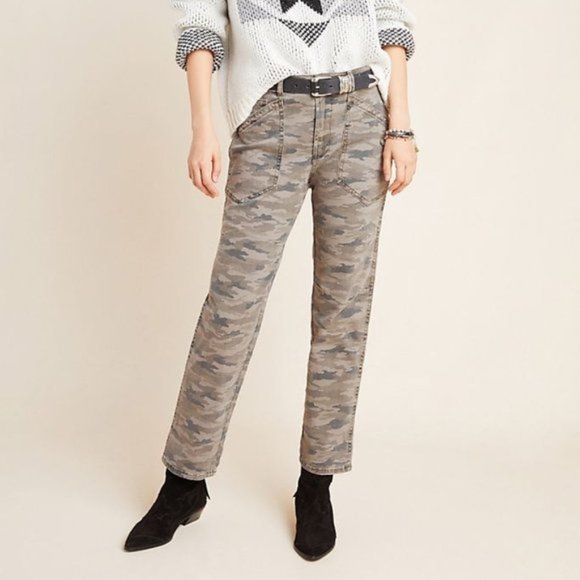 Anthropologie Pants - Anthropologie Mavis Camo Utility Pant Size 27